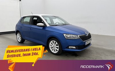 Skoda Fabia 1.0 TSI Style M&K-Värmare CarPlay Keyless 2019