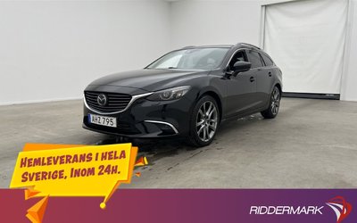 Mazda 6 6 Wagon Optimum BOSE Kamera Drag Navi Skinn HUD 2017