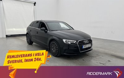 Audi A3 1.6 TDI Proline Carplay P-sensorer 2018