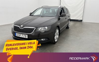 Skoda Superb 2.0 TDI 4x4 Elegance Drag Skinn Värmare Navi 2015