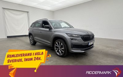 Skoda Kodiaq 2.0 TSI 4x4 Sportline 7-Sits Cockpit Värmare 2022