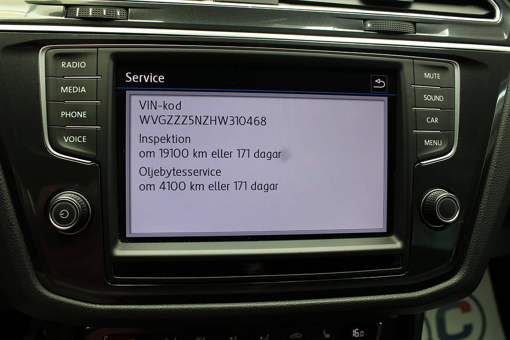 Volkswagen Tiguan 2.0 TDI DPF SCR BMT 4Motion DSG Sekventiell, 190hk, 2017