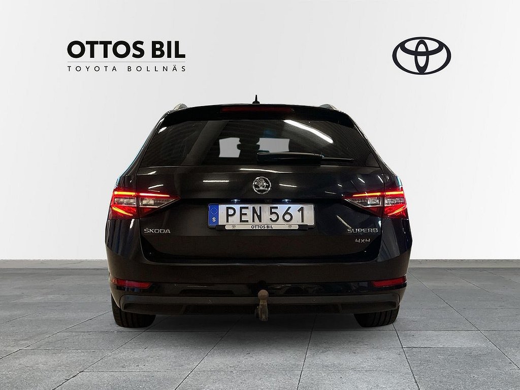 Škoda Superb Kombi 2.0 TDI 4x4 SCR DSG Sekventiell, 190hk, 2017