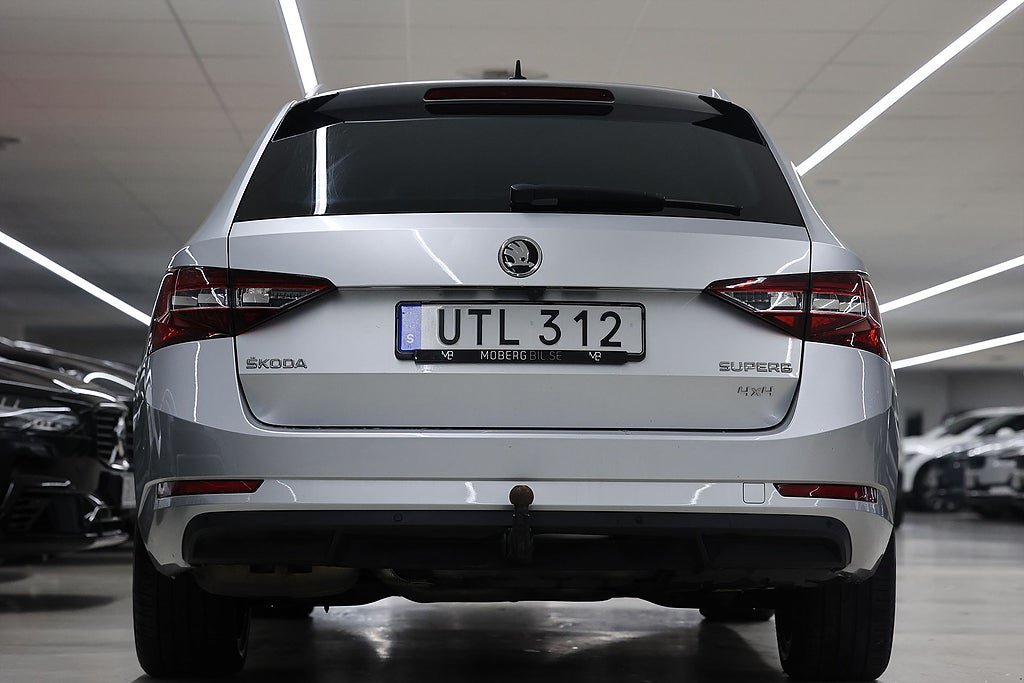 Škoda Superb Kombi 2.0 TDI 4x4 SCR DSG Sekventiell, 190hk, 2019