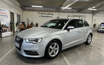 Audi A3 Sportback 1.4 TFSI Adaptiv Kamera Lanekeep M&K värm 2014