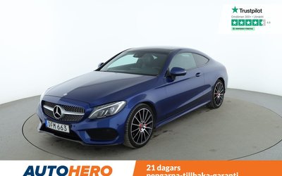 Mercedes C180 Benz C 180 Coupé AMG Line Panorama, Burmester, GPS 2016