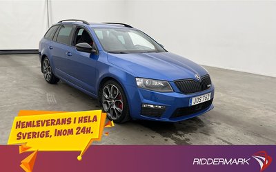 Skoda Octavia RS 2.0 TSI Skinn CANTON Navi Värmare 2017