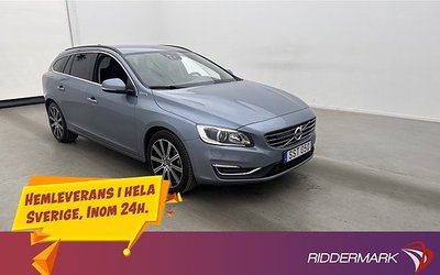 Volvo V60 D5 Plug-in AWD Classic Momentum VOC H K Dragkrok 2018