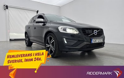 Volvo XC60 D4 AWD R-Design Värmare Pano Kamera Navi Drag 2017